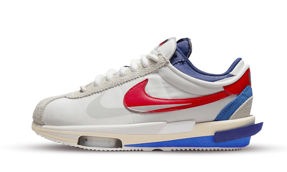 Nike Zoom Cortez SP sacai White University Red Blue