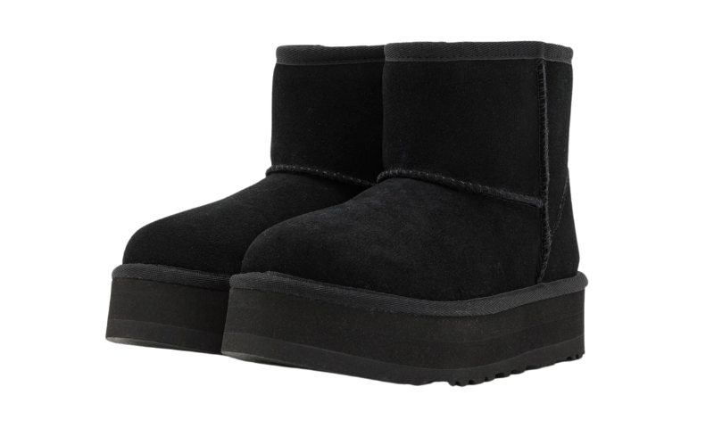 UGG Classic Mini Platform Boot Black (Kids)