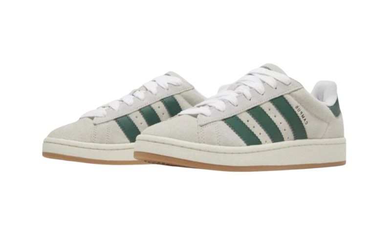 adidas Campus 00s Crystal White Dark Green (Women's)