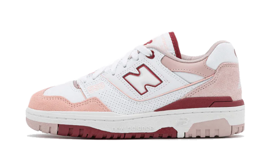 New Balance 550 White Scarlet (Women's)