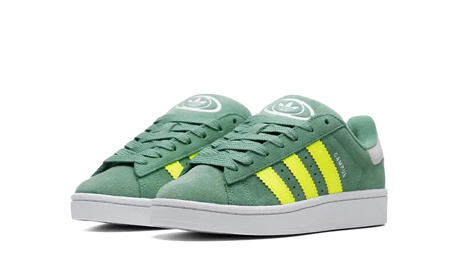 adidas Campus 00s Preloved Green Solar Yellow (Kids)