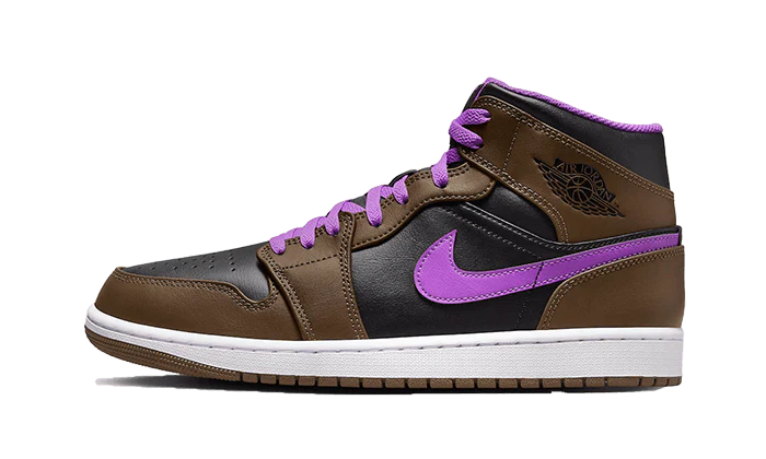 Jordan 1 Mid Purple Mocha