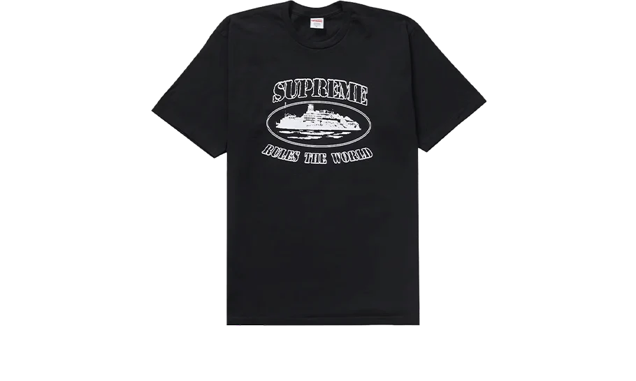 Supreme Corteiz Rules The World Tee Black